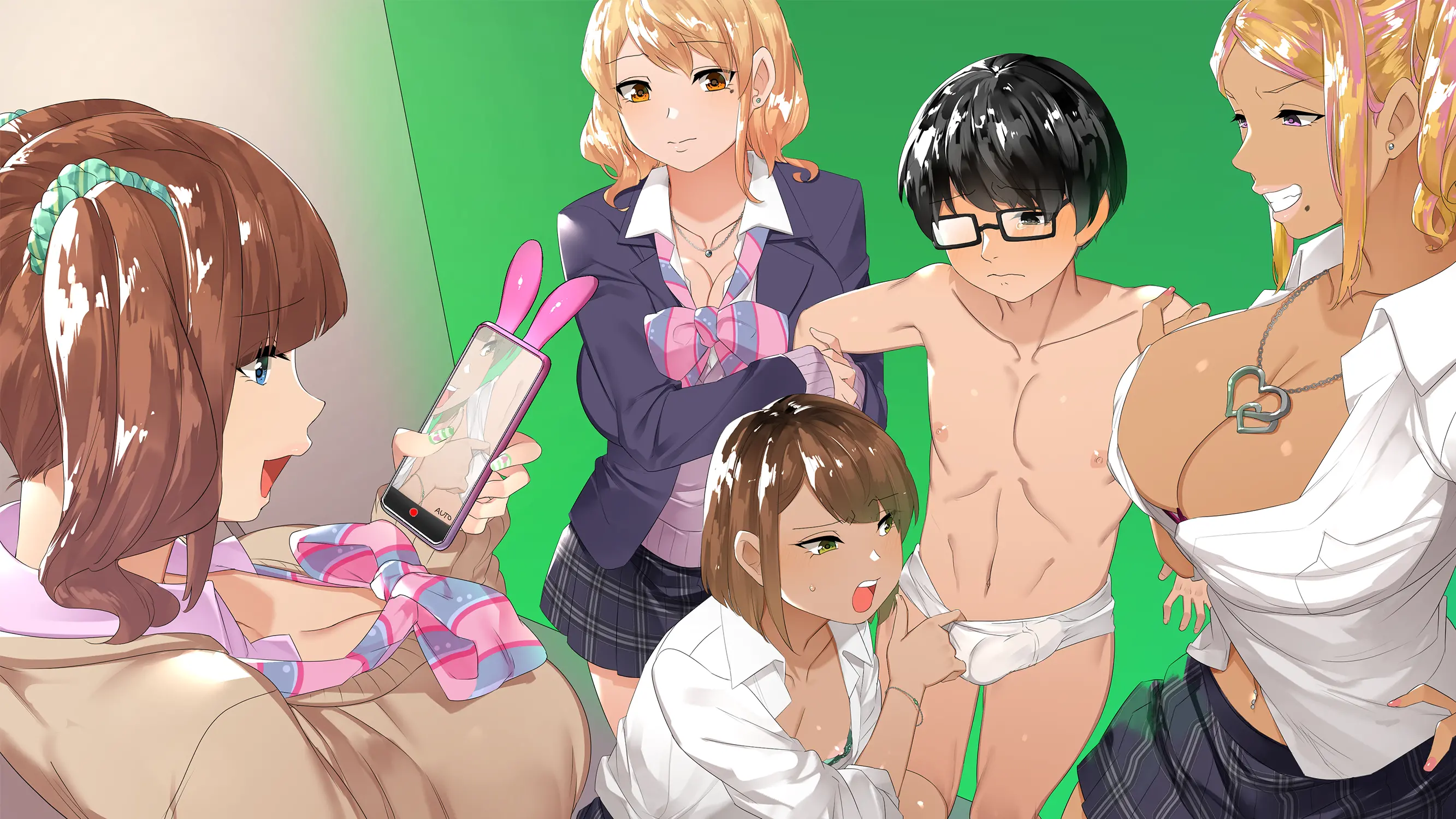 Gal×Batsu Game+InCha=Harem!?